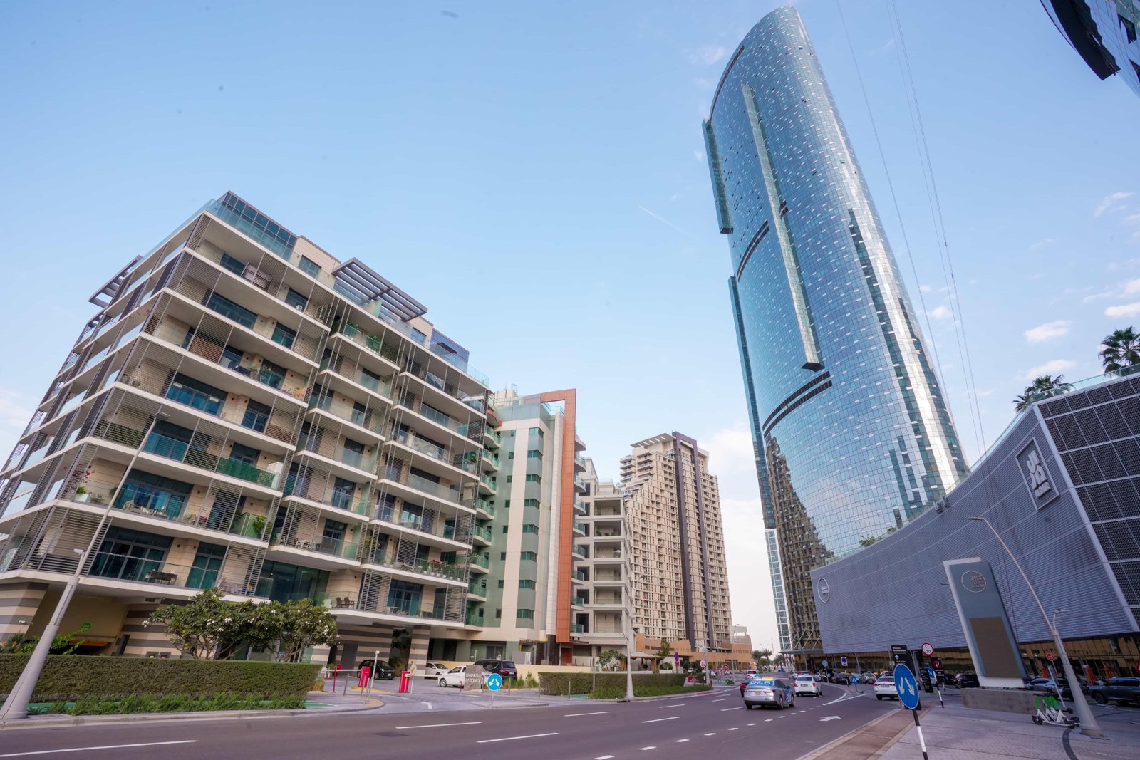 Sky Tower skyline view overlooking Al Reem Island Shams Abu Dhabi